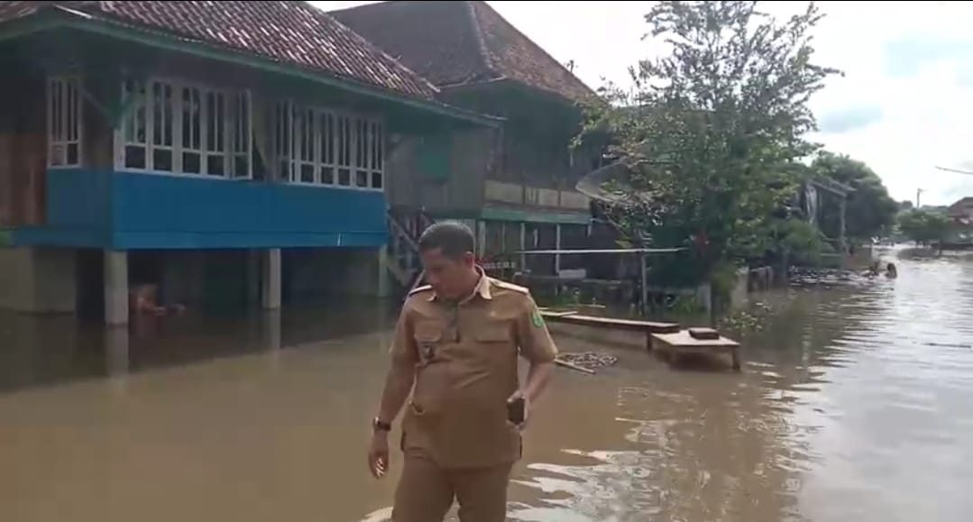 Waspada Air Kembali Meninggi, Kades Sereka Berharap Warga Agar Berhati-hati