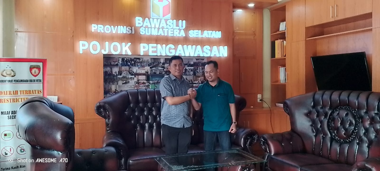 DPD Aliansi Keluarga Pers Indonesia Provinsi Sumatra Selatan Temui Ketua BAWASLU Sumatera Selatan
