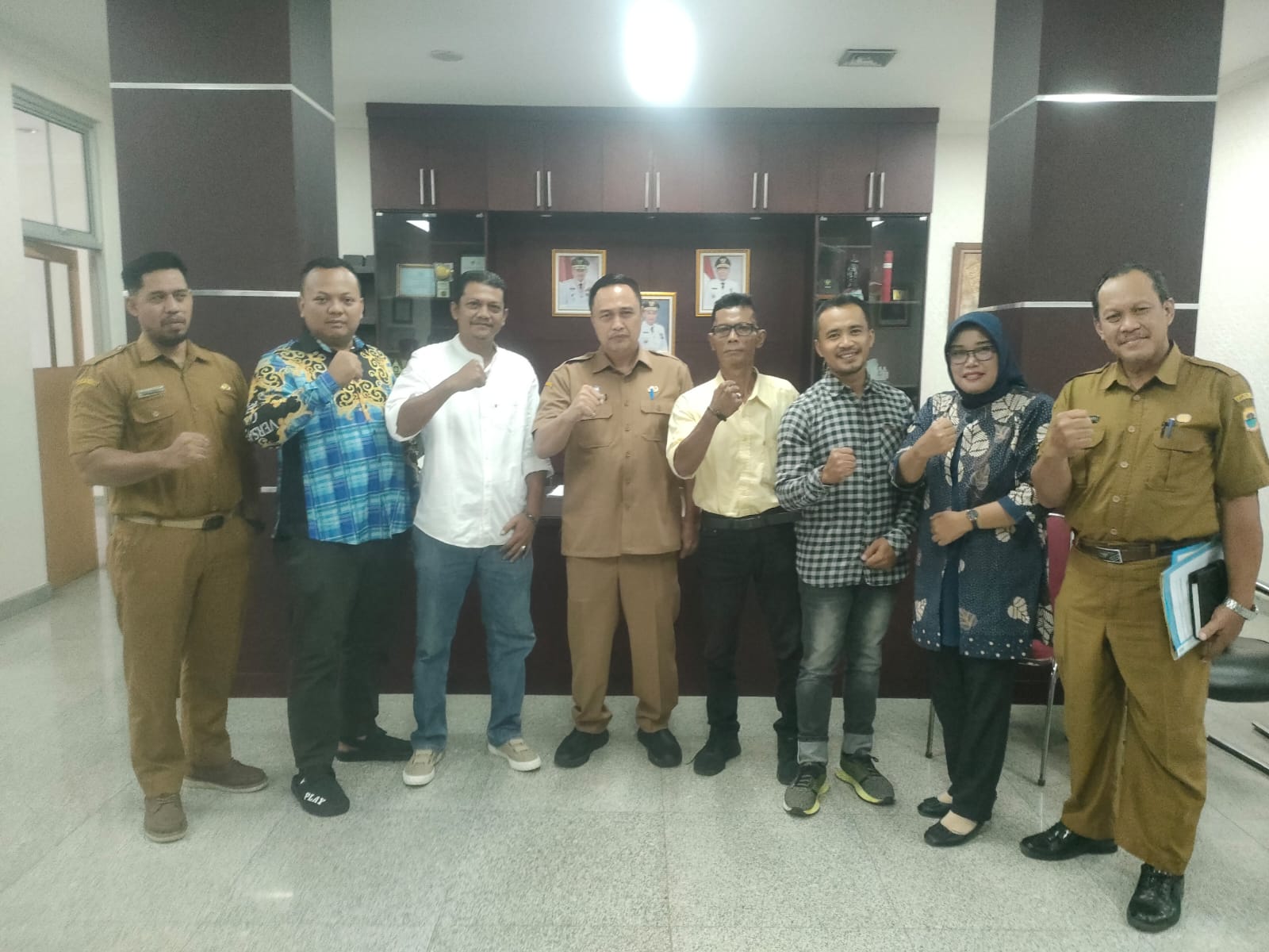 Terkait Persoalan Lokasi Tambang Pasir 6 Perwakilan Masyarakat Kecamatan Cimarga Gelar Audiensi Bersama Pj Bupati Lebak