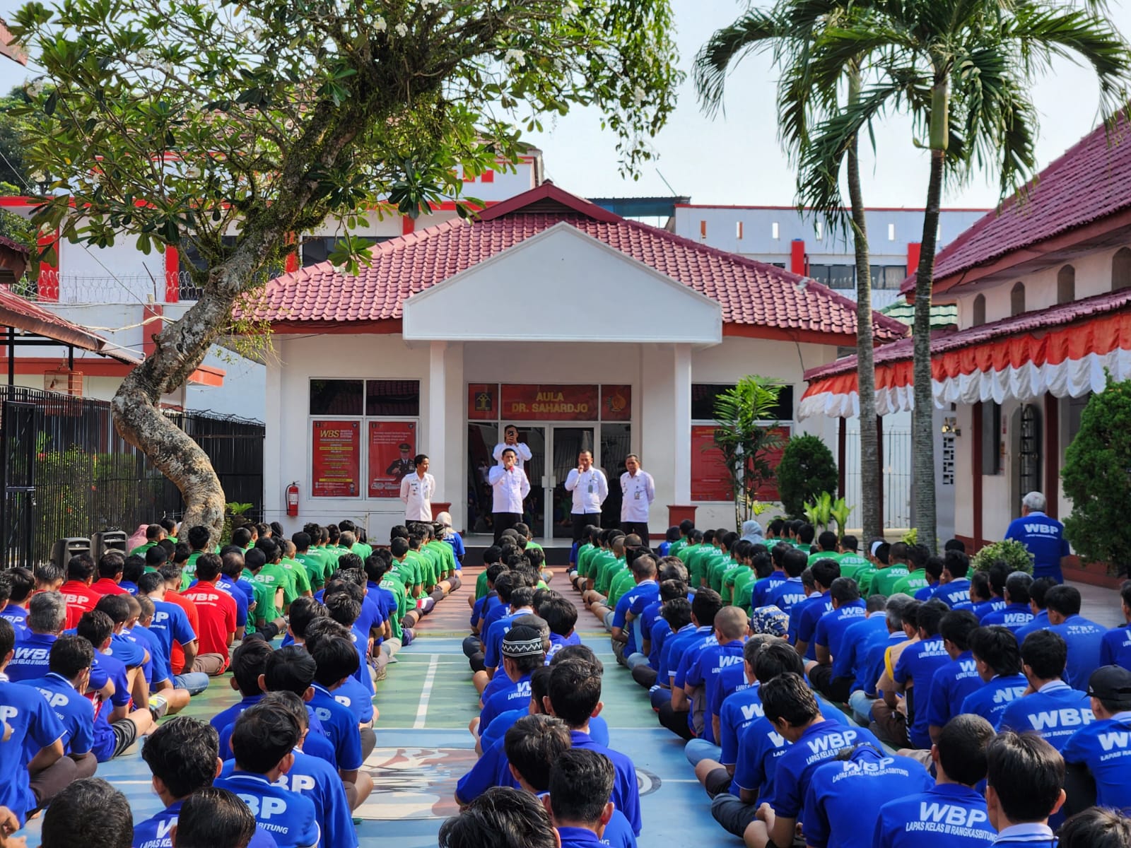 Pasca Pelantikan, Kalapas Rangkasbitung Gelar Coffee Morning bersama seluruh WBP
