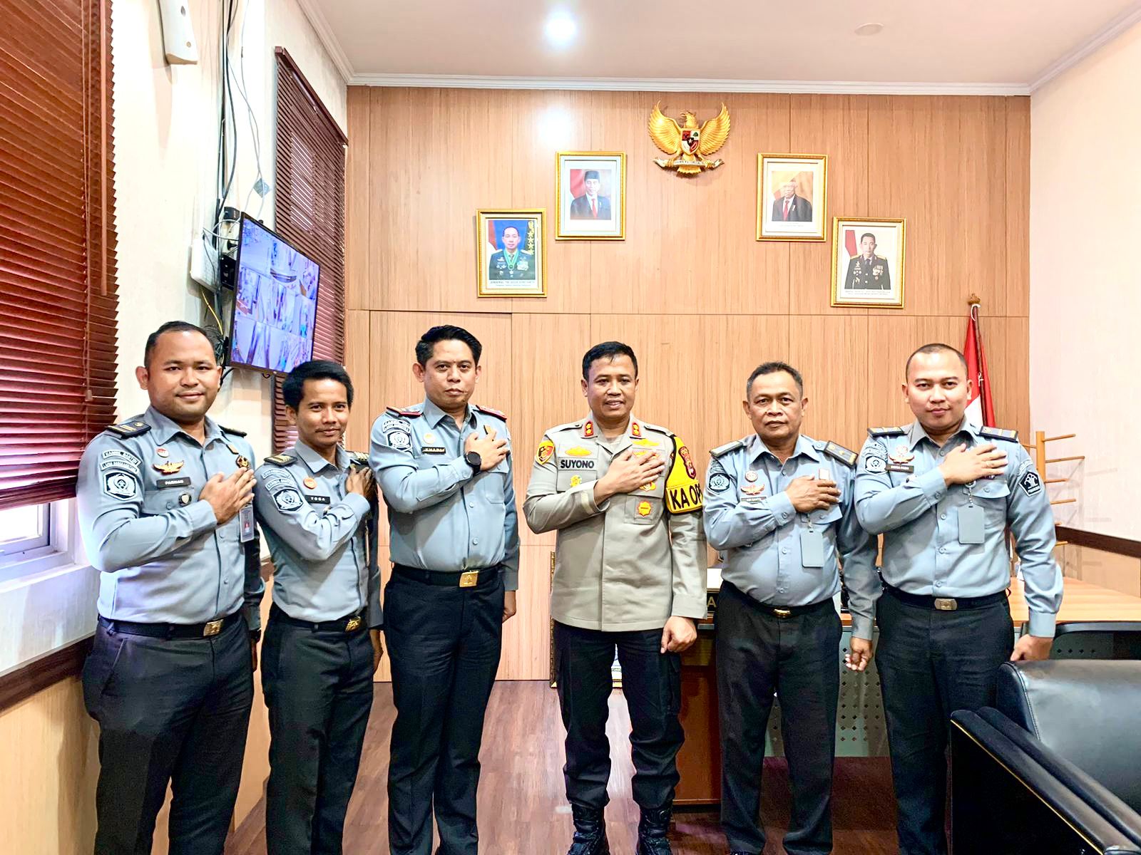 Guna Dalam Rangka Harmonisasi 2 Institusi, Kalapas Rangkasbitung Kunjungi Polres Lebak Polda Banten