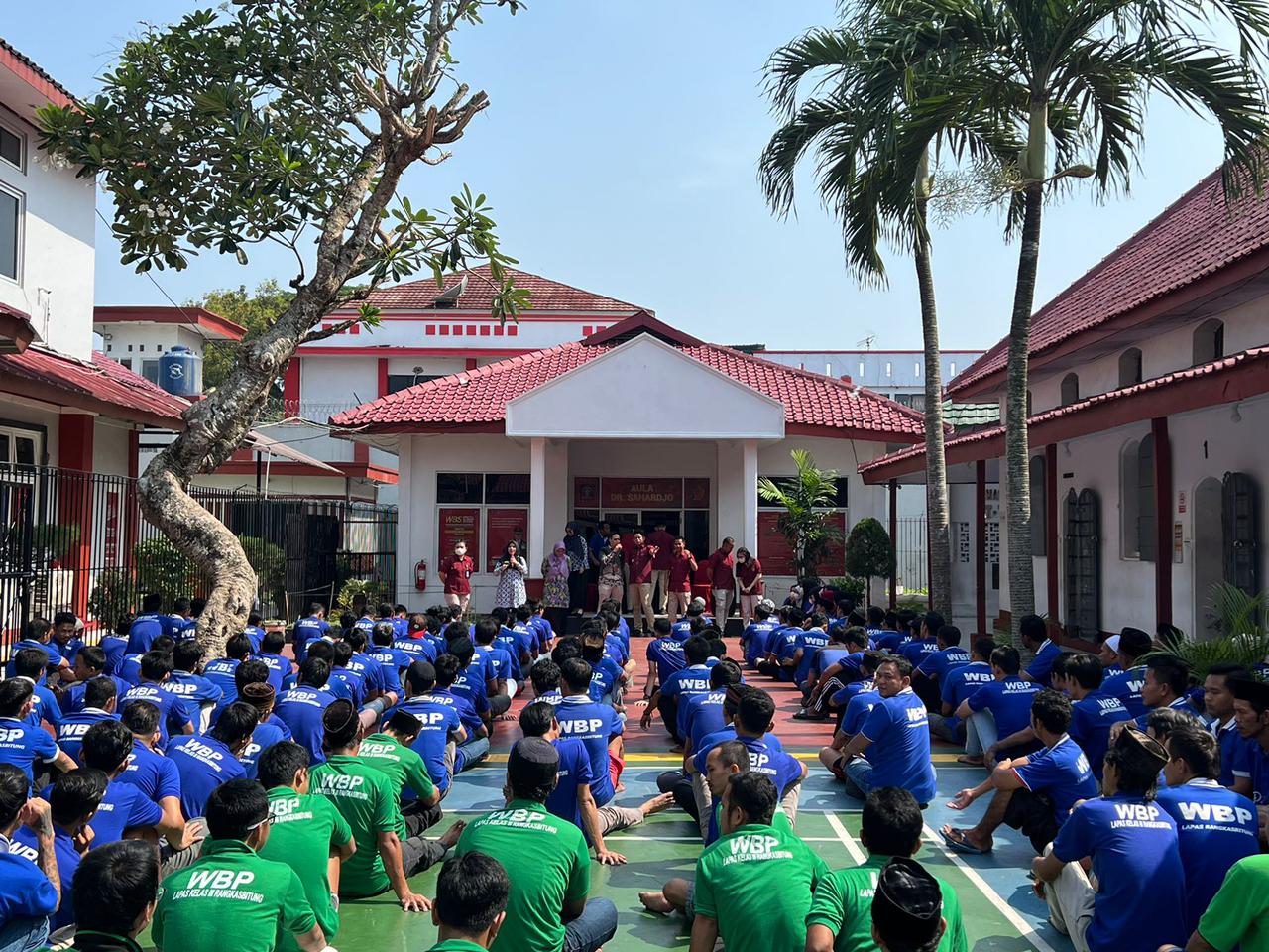 Kalapas Rangkasbitung Bekerjasama Dengan Puskesmas Rangkasbitung Bekali PHBS ke WBP