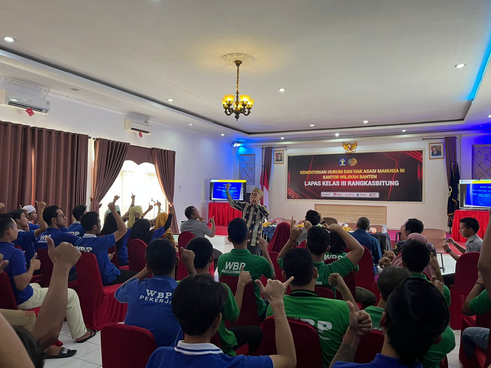 WBP Lapas kelas III Rangkasbitung Simak Workshop Wirausaha Digital dari Universitas Latansa Mashiro