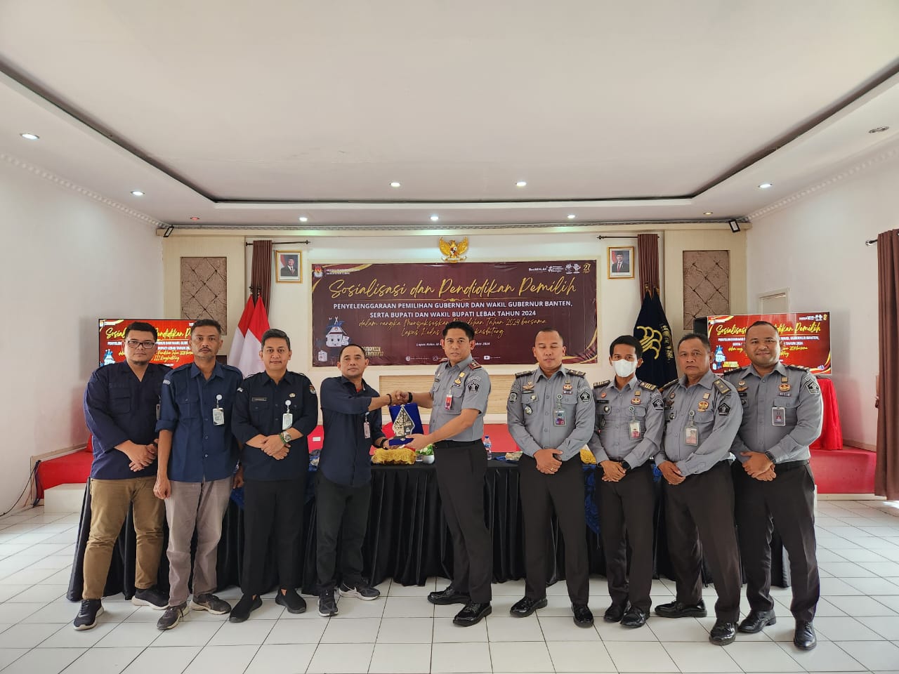 WBP Lapas Rangkasbitung Ikuti Sosialisasi Pilkada 2024 Dari KPUD Kabupaten Lebak