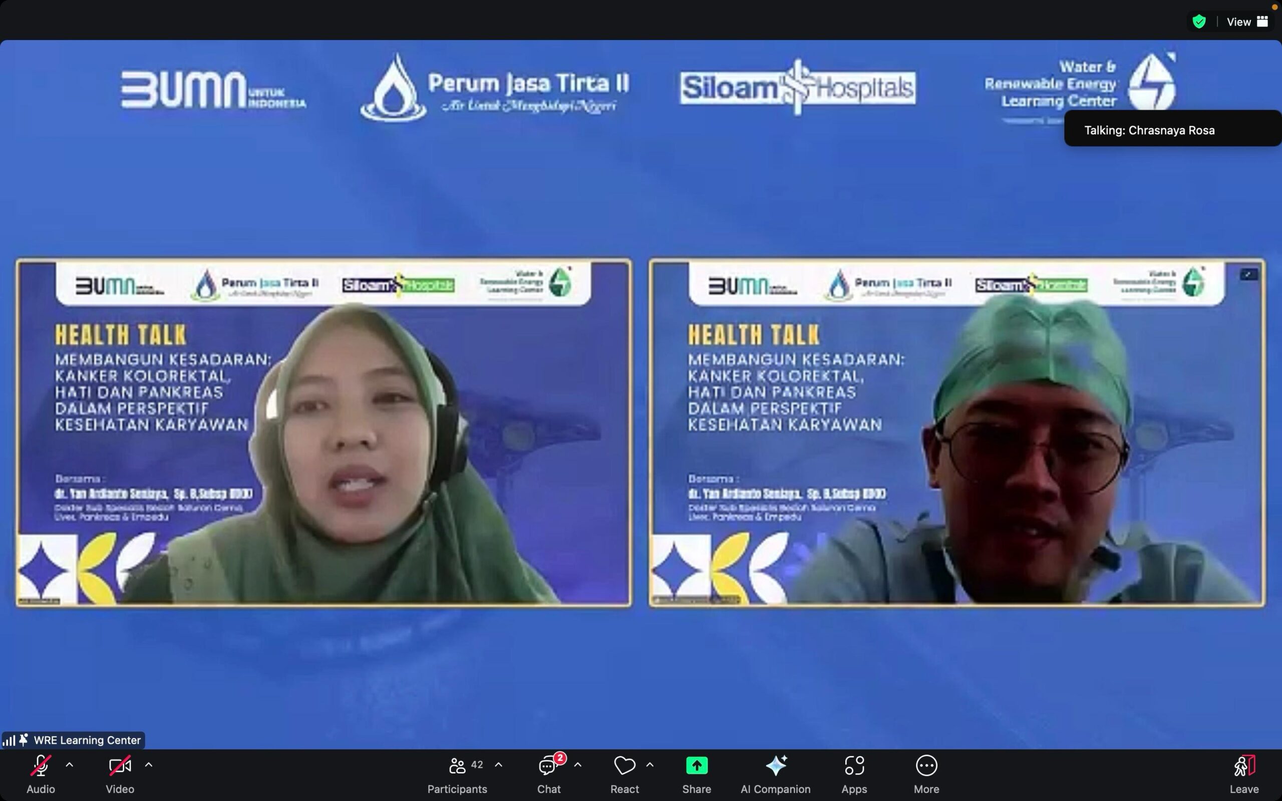 Jasa Tirta II Gelar Kegiatan Talkshow, Pentingnya Dalam Pencegahan Kanker Kolorektal, Hati, dan Pankreas