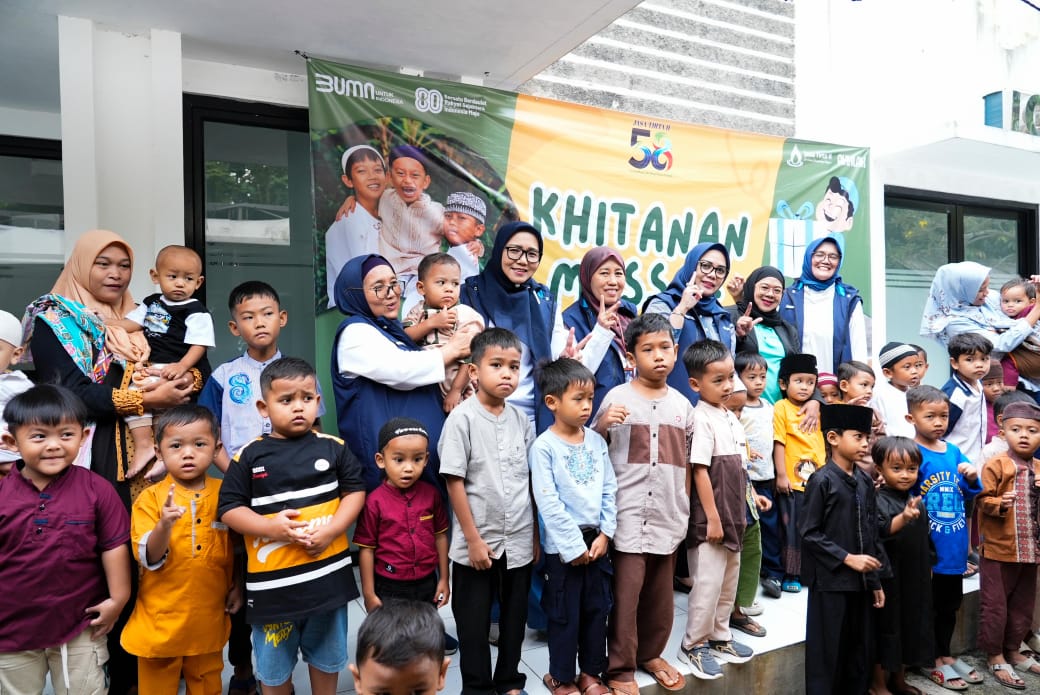 PJT II Gelar Khitanan Masal, Wujud Kepedulian Untuk Generasi Sehat