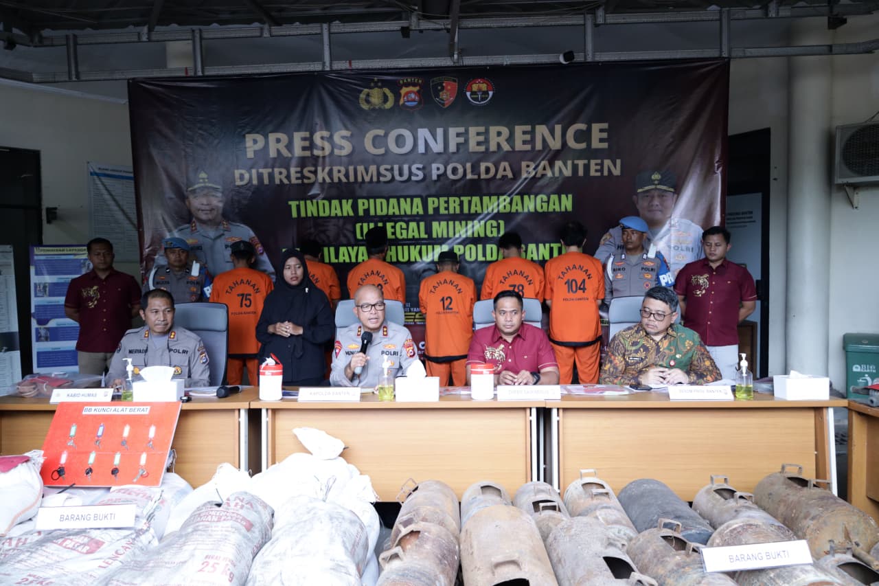 Kapolda Banten Tegaskan Tak Ada Ruang bagi Pertambangan Ilegal