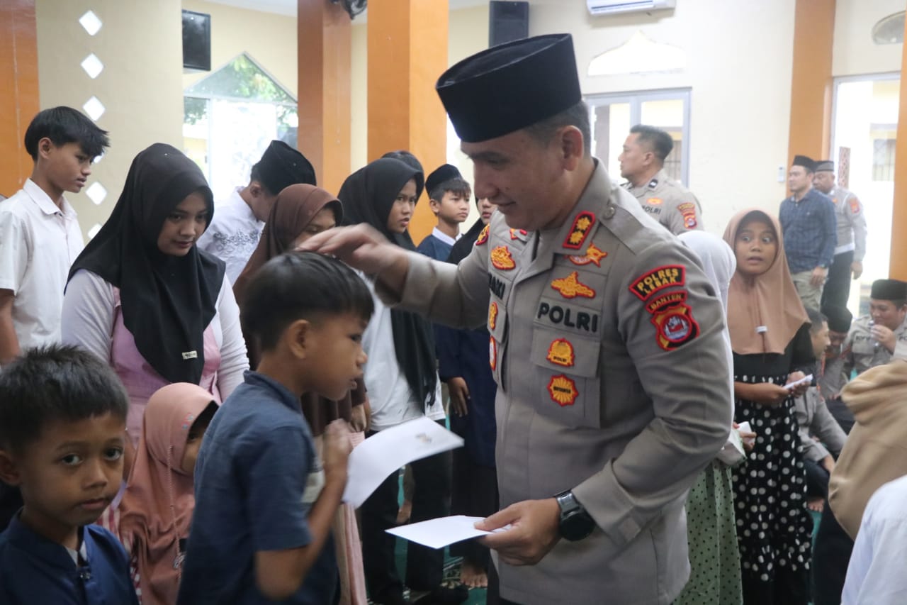 Doa Bersama dan Santunan Anak Yatim, Ikhtiar Polres Lebak Sambut Tahun Baru 2026
