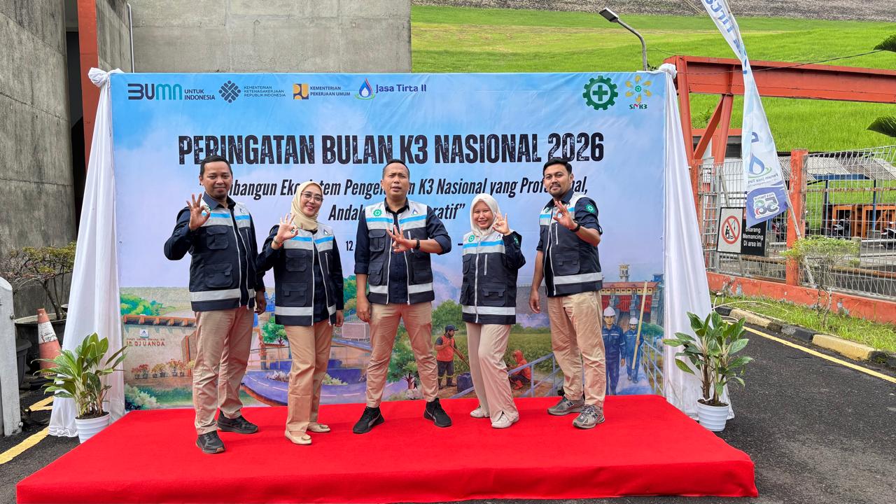 Peringati Bulan K3 Nasional 2026, PJT II Teguhkan Budaya Keselamatan Kerja