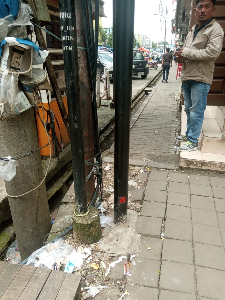 Dibekingi Dua Oknum LSM, Ratusan Tiang Wifi My Republik Berdiri Di Tanah Pemkab Lebak Tanpa Izin
