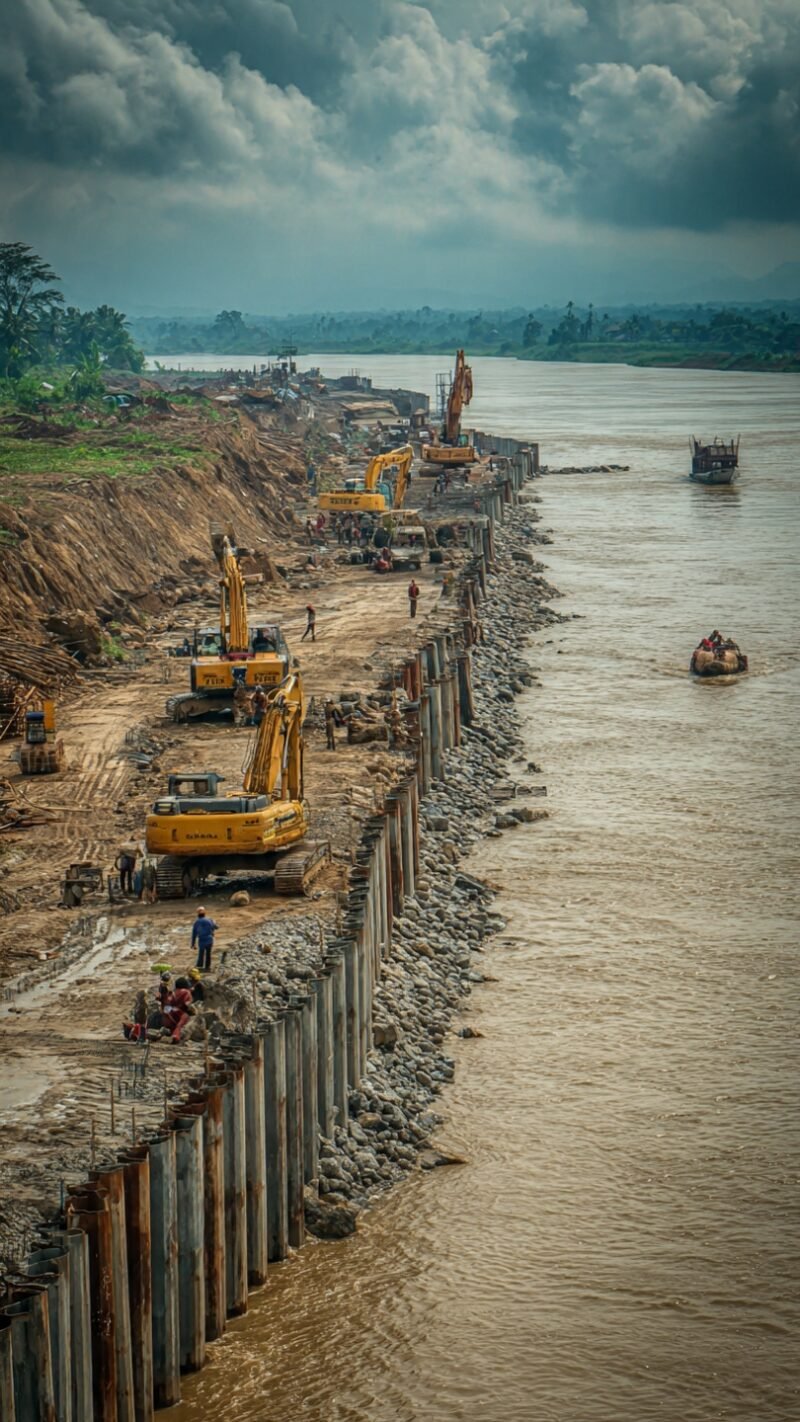 Pembangunan Pengendalian Banjir Sungai Cibanten Kota Serang Mencakup 5 Hektare